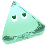 緑のキャラクターのアイコン画像です。